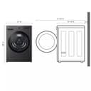 5.0 Cu. Ft. Mega Capacity Smart Front Load Washer With Ai Dd® 2.0 Built-in Intelligence & Turbowash® 360° view 12