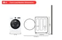 5.0 Cu. Ft. Mega Capacity Smart Front Load Washer With Turbowash® 360°and Built-in Intelligence view 8