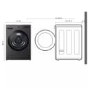 Ventless Washer/dryer Combo Washcombo™ All-in-one 5.0 Cu. Ft. Mega Capacity With Inverter Heatpump™ Technology And Direct Drive Motor view 3