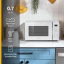 0.7 cu. ft. White Countertop Microwave With Steam Clean - 700 watt view 7