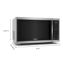 0.9 cu. ft. Stainless Steel Countertop Microwave With Steam Clean - 900 watt view 2