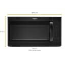 1.7 cu. ft. Microwave Hood Combination with Electronic Touch Controls view 9