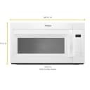 1.7 cu. ft. Microwave Hood Combination with Electronic Touch Controls view 10