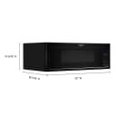 1.1 cu. ft. Low Profile Microwave Hood Combination view 12