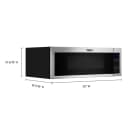 1.1 cu. ft. Low Profile Microwave Hood Combination view 10