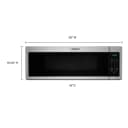 1.1 cu. ft. Low Profile Microwave Hood Combination view 17