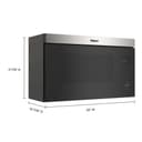 1.1 Cu. Ft. Flush Mount Microwave with Turntable-Free Design view 10