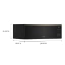 1.1 cu. ft. Smart Low Profile Microwave Hood Combination with 450 CRM 4-Speed Venting view 3