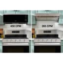 1.1 cu. ft. Smart Low Profile Microwave Hood Combination with 450 CRM 4-Speed Venting view 5