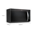 30-inch Wide Over the Range Microwave with Sensor Cooking - 1.9 cu. ft. view 6