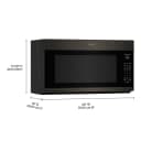 2.1 cu. ft. Microwave Hood with Sensor Cooking and AccuPop™ view 2