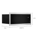 1.1 cu. ft. Built-In Microwave with Slim Trim Kit - 14" Height view 2