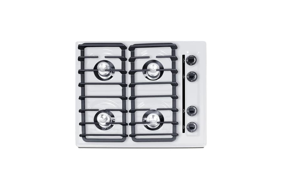 24" Wide 4-Burner Gas Cooktop