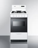 20" Wide Gas Range view 4