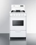 20" Wide Gas Range view 4