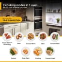 5.8 Cu. Ft. 24 Inch Double Wall Oven with Convection view 10