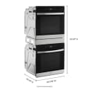 5.8 Cu. Ft. 24 Inch Double Wall Oven with Convection view 11
