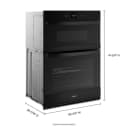 6.4 Total Cu. Ft. Combo Wall Oven with Air Fry When Connected view 13