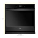 5.0 cu. ft. Smart Single Wall Oven with Touchscreen view 9
