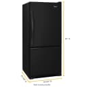 30-inches wide Bottom-Freezer Refrigerator with Accu-Chill™ System - 18.7 cu. ft. view 5