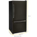 33-inch wide Bottom-Freezer Refrigerator - 22 cu. ft. view 9