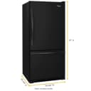 30-inches wide Bottom-Freezer Refrigerator with SpillGuard™ Glass Shelves - 18.7 cu. ft. view 3