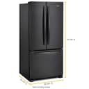 33-inch Wide French Door Refrigerator - 22 cu. ft. view 6