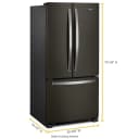 33-inch Wide French Door Refrigerator - 22 cu. ft. view 7