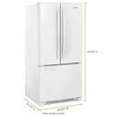 33-inch Wide French Door Refrigerator - 22 cu. ft. view 7