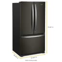 36-inch Wide Counter Depth French Door Refrigerator - 20 cu. ft. view 8