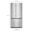 33-inch Wide French Door Refrigerator - 22 cu. ft. view 7