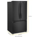 36-Inch Wide Counter-Depth French Door Bottom Mount Refrigerator - 20 cu. ft. view 39