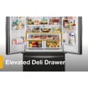 36-Inch Wide Counter-Depth French Door Bottom Mount Refrigerator - 20 cu. ft. view 2