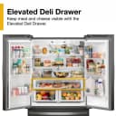 36-Inch Wide Counter-Depth French Door Bottom Mount Refrigerator - 20 cu. ft. view 3