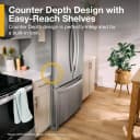 36-Inch Wide Counter-Depth French Door Bottom Mount Refrigerator - 20 cu. ft. view 11