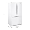 36-Inch Wide Counter-Depth French Door Bottom Mount Refrigerator - 20 cu. ft. view 30
