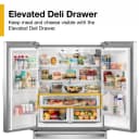 36-Inch Wide Counter-Depth French Door Bottom Mount Refrigerator - 20 cu. ft. view 10