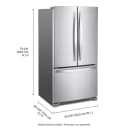 36-Inch Wide Counter-Depth French Door Bottom Mount Refrigerator - 20 cu. ft. view 21