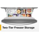 36-Inch Wide Counter-Depth French Door Bottom Mount Refrigerator - 20 cu. ft. view 31