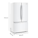 36-inch Wide True Counter Depth 3-Door French Door Refrigerator - 24 cu. ft. view 4