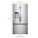 36-inch Wide Counter Depth French Door Refrigerator view 12