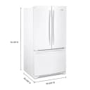 36-Inch Wide Full-Depth French Door Bottom Mount Refrigerator - 25 cu. ft. view 20