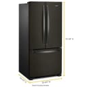 33-inch Wide French Door Refrigerator - 22 cu. ft. view 12