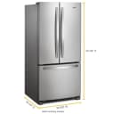 33-inch Wide French Door Refrigerator - 22 cu. ft. view 11