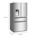 36-inch Wide True Counter Depth 4-Door French Door Refrigerator - 22 cu. ft. view 11