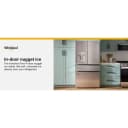 36-inch True Counter Depth 4-Door French Door Refrigerator with Nugget Ice - 22 cu. ft. view 8