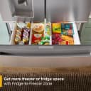 36-inch True Counter Depth 4-Door French Door Refrigerator with Nugget Ice - 22 cu. ft. view 16