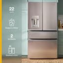 36-inch True Counter Depth 4-Door French Door Refrigerator with Nugget Ice - 22 cu. ft. view 19