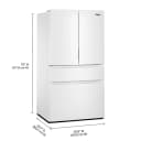 Whirlpool® 30 Cu. Ft. Family-Sized Capacity French Door Refrigerator with Flexible Temperature Drawer view 2