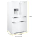 36-Inch Wide French Door Bottom Mount Refrigerator - 25 cu. ft. view 22